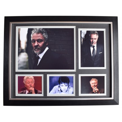 Paul Young Signed Autograph 16x12 framed photo display 80's Music AFTAL COA  Perfect Gift Memorabilia