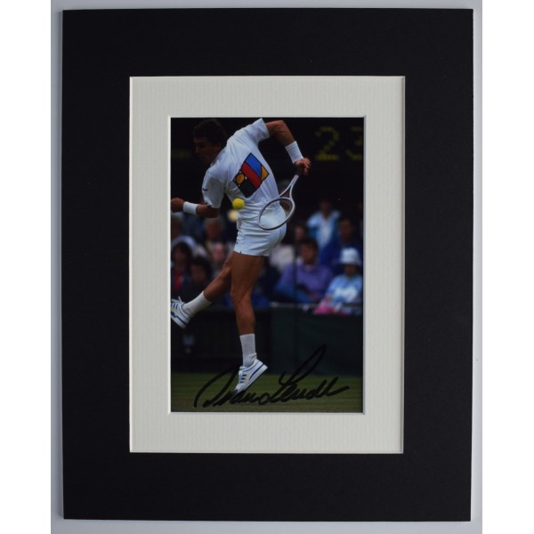 Ivan Lendl Signed Autograph 10x8 photo display Wimbledon Tennis AFTAL & COA Perfect Gift Memorabilia		