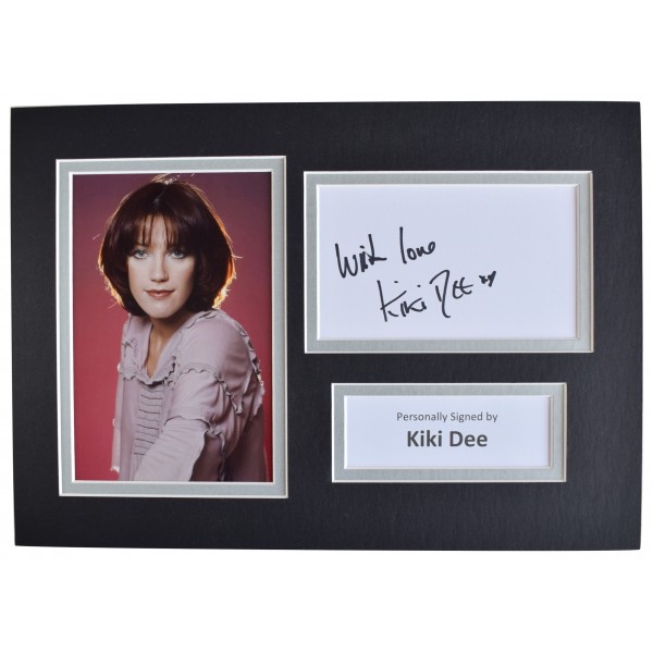 Kiki Dee Signed Autograph A4 photo mount display Elton John Music AFTAL & COA Perfect Gift Memorabilia