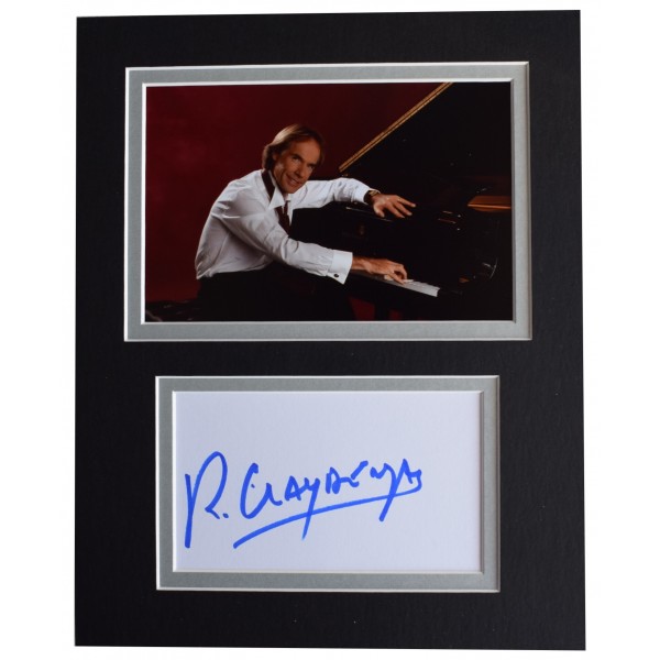 Richard Clayderman Signed Autograph 10x8 photo display Music Piano AFTAL COA Perfect Gift Memorabilia	
