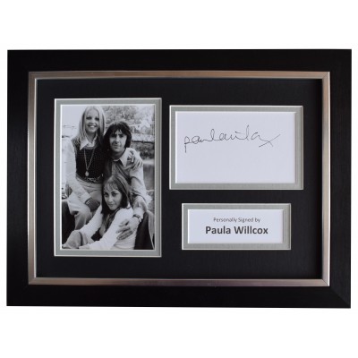 Paula Willcox Signed A4 Framed Autograph Photo Display Man About House AFTAL COA Perfect Gift Memorabilia