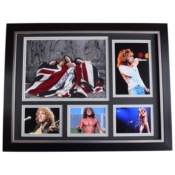 Roger Daltrey Signed Autograph 16x12 framed photo display The Who Music COA Perfect Gift Memorabilia	