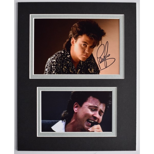 Paul Young Signed Autograph 10x8 photo mount display Music Q-Tips AFTAL COA Perfect Gift Memorabilia		