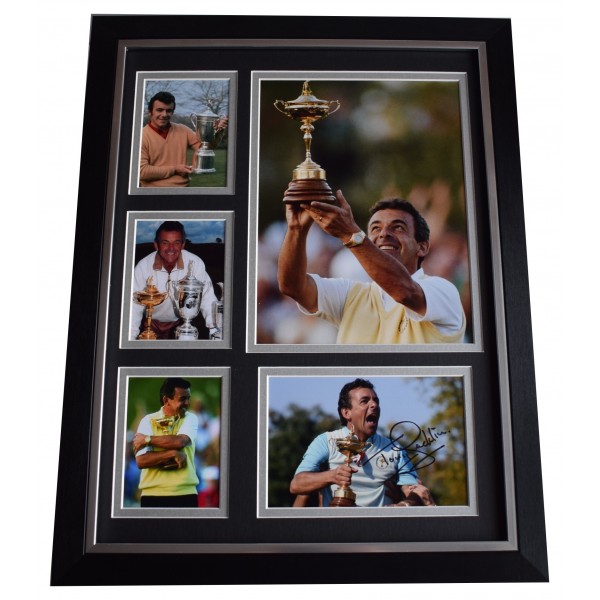 Tony Jacklin Signed Autograph 16x12 framed photo display Golf Memorabilia COA Perfect Gift Memorabilia			
