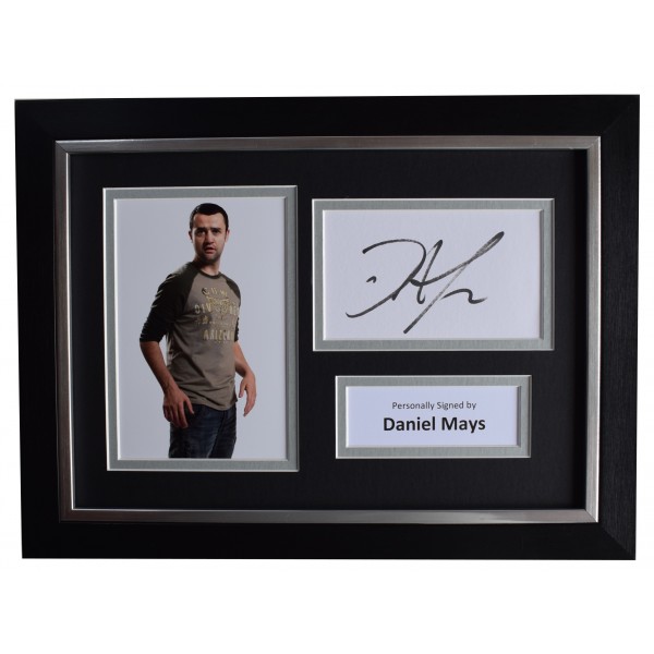 Daniel Mays Signed A4 Framed Autograph Photo Display Doctor DR Who TV AFTAL COA Perfect Gift Memorabilia	