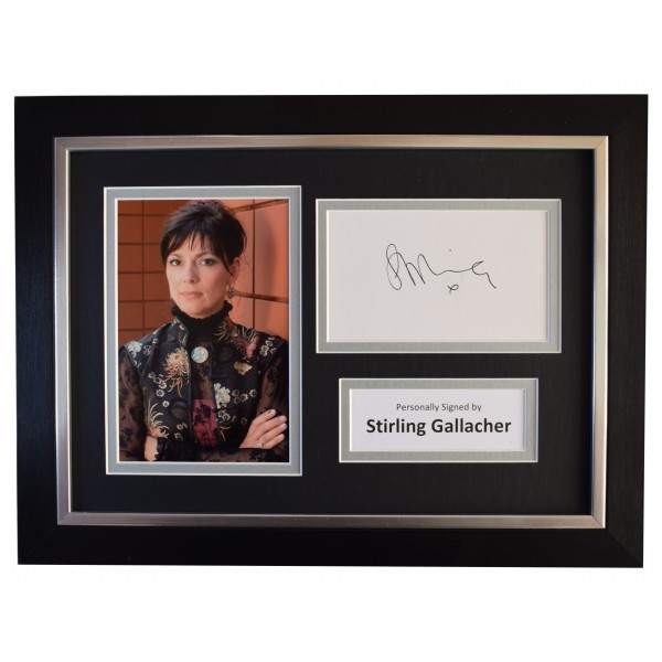 Stirling Gallacher Signed A4 Framed Autograph Photo Display Coronation Street Perfect Gift Memorabilia		
