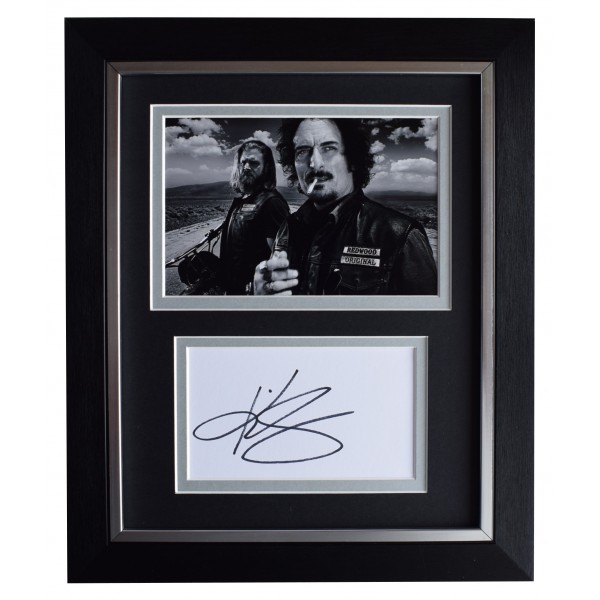 Kim Coates Signed 10x8 Framed Autograph Photo Display Sons of Anarchy TV COA Perfect Gift Memorabilia