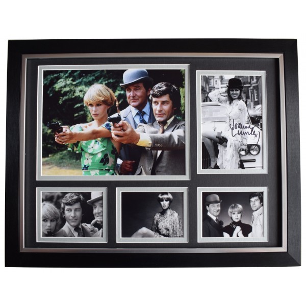 Joanna Lumley Signed Autograph 16x12 framed photo display Avengers TV AFTAL COA Perfect Gift Memorabilia