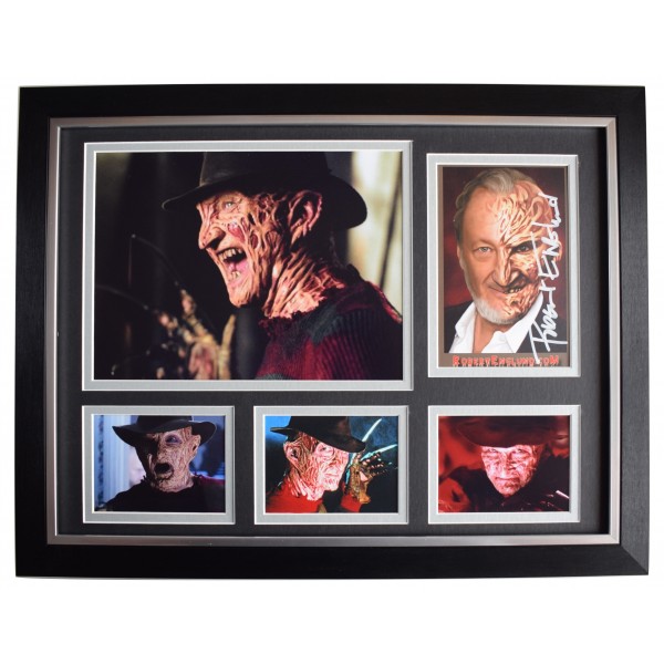Robert Englund Signed Autograph 16x12 framed photo display Freddy Krueger COA Perfect Gift Memorabilia