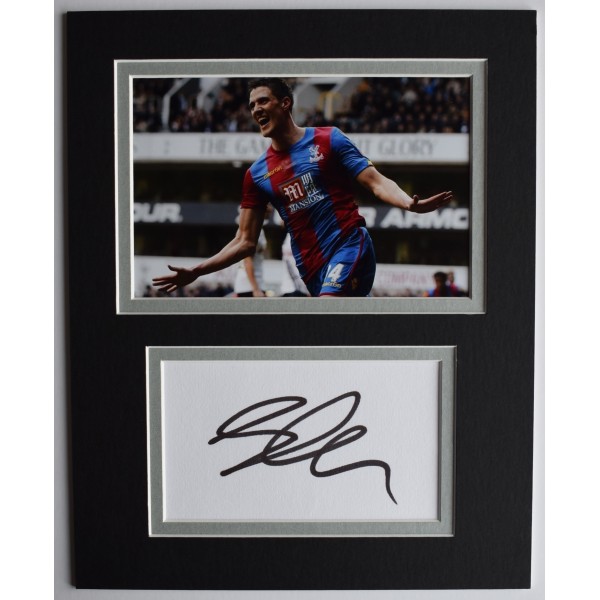 Martin Kelly Signed Autograph 10x8 photo display Crystal Palace AFTAL COA Perfect Gift Memorabilia	