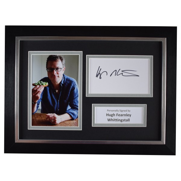 Hugh Fearnley-Whittingstall Signed A4 Framed Autograph Photo DisplayTV Chef COA  Perfect Gift Memorabilia