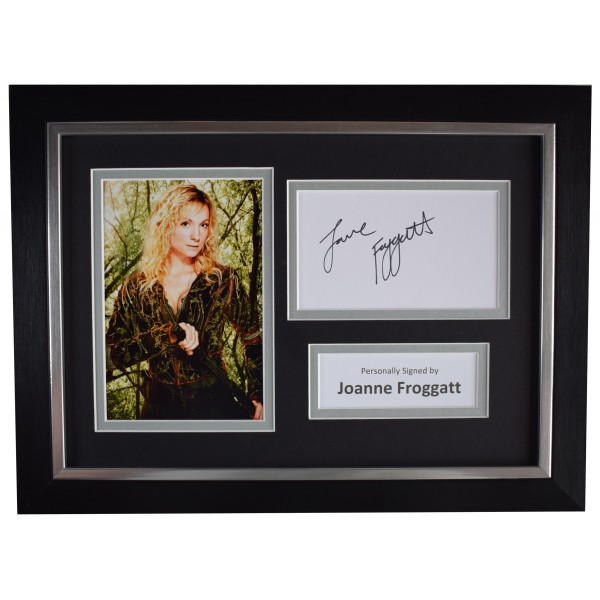 Joanne Froggatt Signed A4 Framed Autograph Photo Display Liar TV COA Perfect Gift Memorabilia	