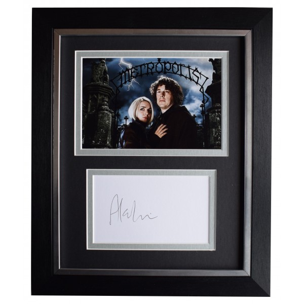 Alan Davies Signed 10x8 Framed Autograph Photo Display Jonathan Creek, QI TV COA Perfect Gift Memorabilia