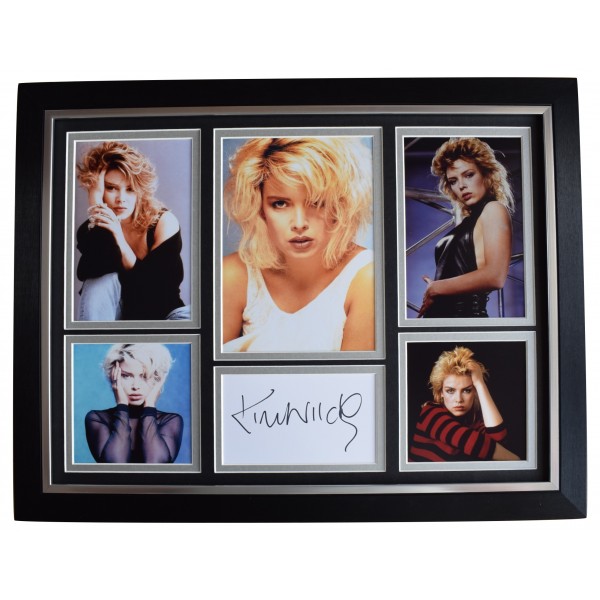 Kim Wilde Signed Autograph 16x12 framed photo mount display 80's Music AFTAL COA Perfect Gift Memorabilia