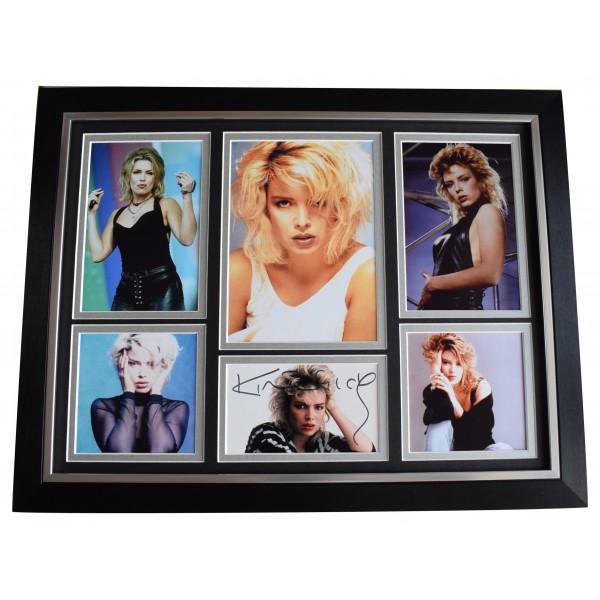 Kim Wilde Signed Autograph 16x12 framed photo display Music Kids in America COA Perfect Gift Memorabilia