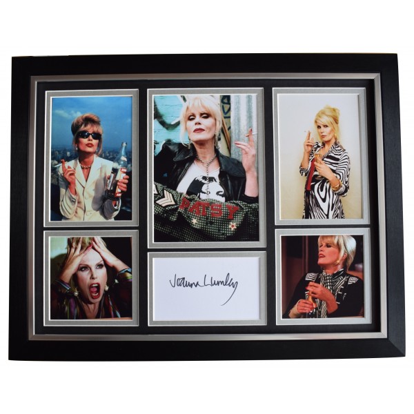 Joanna Lumley Signed Autograph 16x12 framed photo display TV Ab Fab AFTAL & COA Perfect Gift Memorabilia