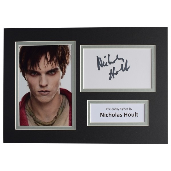 Nicholas Hoult Signed Autograph A4 photo display Mad Max Film TV AFTAL COA Perfect Gift Memorabilia