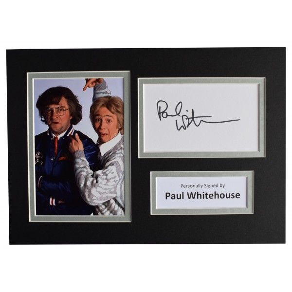 Paul Whitehouse Signed Autograph A4 photo mount display Smashy & Nicey AFTAL COA Perfect Gift Memorabilia