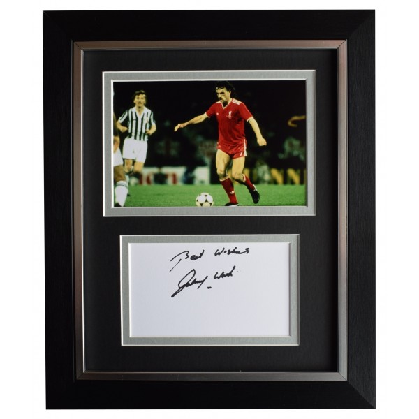 John Wark Signed 10x8 Framed Autograph Photo Display Liverpool Football & COA Perfect Gift Memorabilia