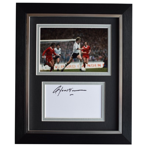 Gordon McQueen Signed 10x8 Framed Autograph Photo Display Man Utd Football COA Perfect Gift Memorabilia