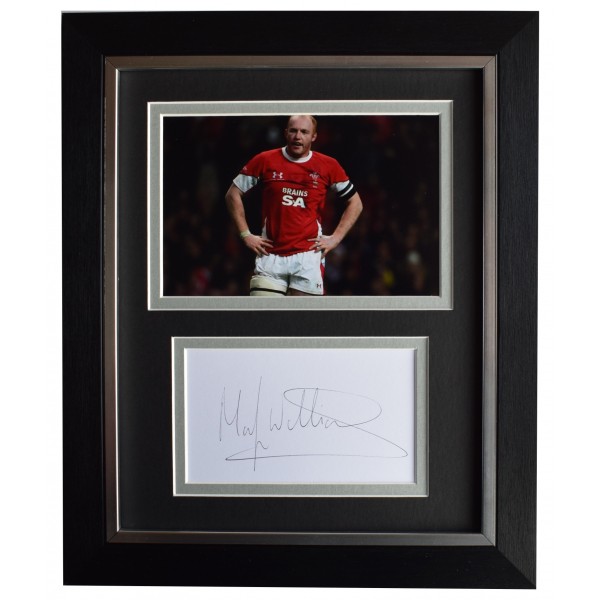 Martyn Williams Signed 10x8 Framed Autograph Photo Display Wales Rugby Union COA Perfect Gift Memorabilia