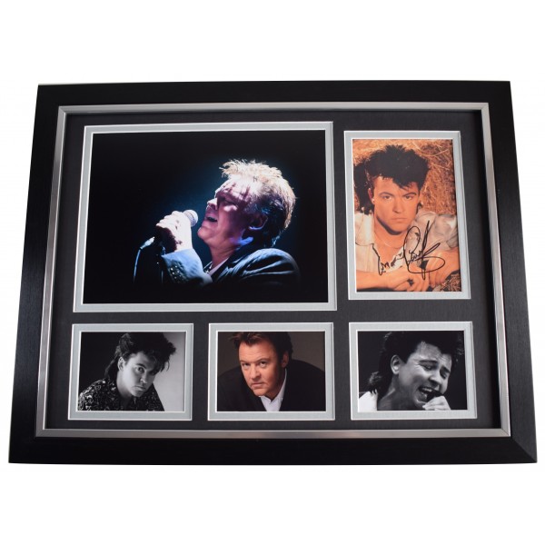 Paul Young Signed Autograph framed 16x12 photo display 80's Music AFTAL COA Perfect Gift Memorabilia		