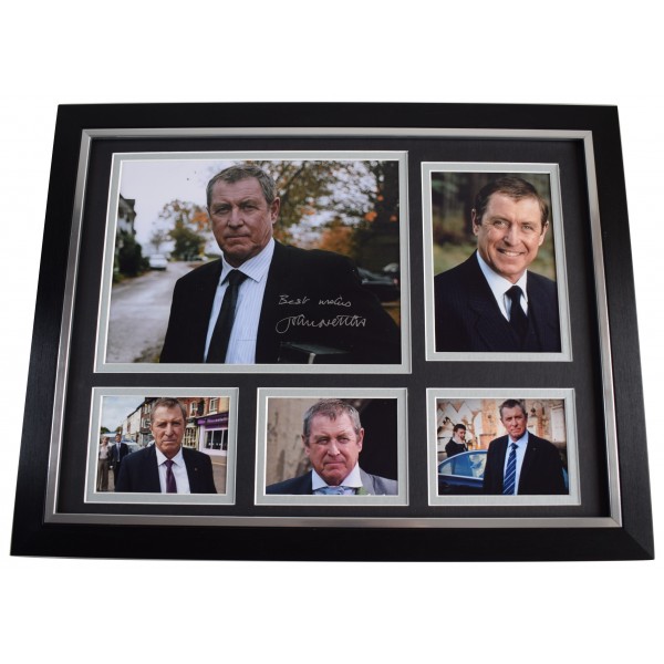 John Nettles Signed Autograph framed 16x12 photo display TV Midsomer Murders COA AFTAL Perfect Gift Memorabilia		
