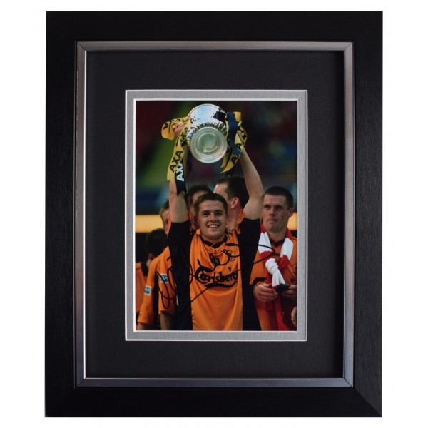Michael Owen Signed 10x8 Framed Photo Autograph Display Liverpool Football AFTAL Perfect Gift Memorabilia		