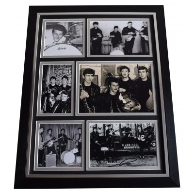 Pete Best Signed Autograph framed 16x12 photo display Music Beatles AFTAL COA Perfect Gift Memorabilia	