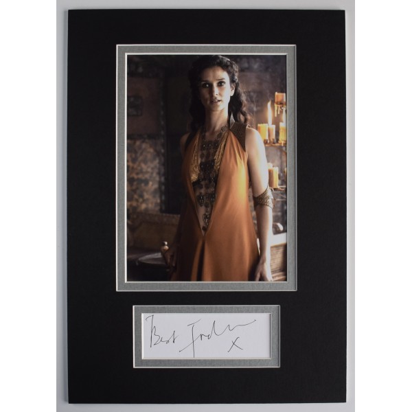 Indira Varma Signed Autograph A4 photo display TV Game of Thrones GOT AFTAL COA Perfect Gift Memorabilia		