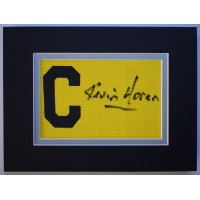 Kevin Moran Signed Captains Armband free display Manchester United Football COA  Perfect Gift Memorabilia	