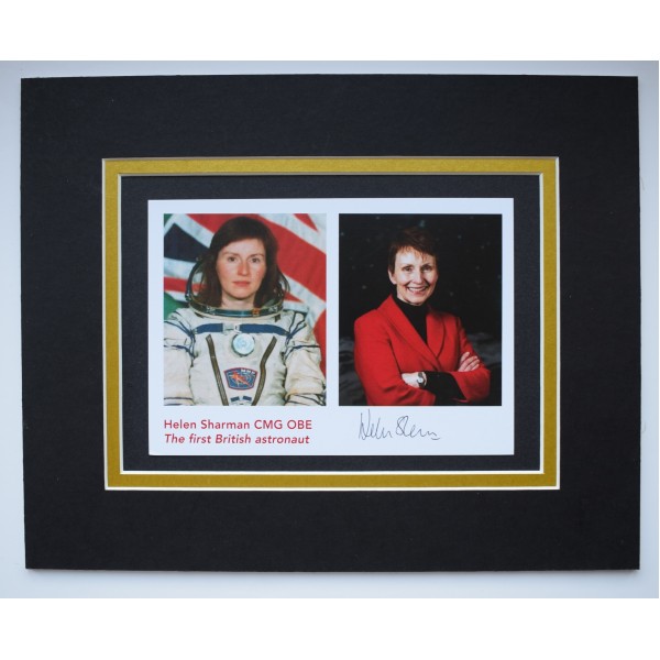 Helen Sharman Signed Autograph 10x8 photo display MIR Space Station TV COA Perfect Gift Memorabilia	