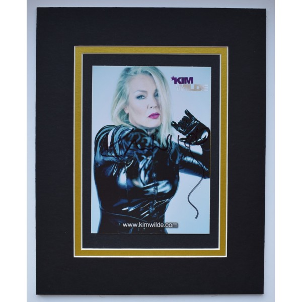 Kim Wilde Signed Autograph 10x8 photo display Music Memorabilia AFTAL COA Perfect Gift Memorabilia	