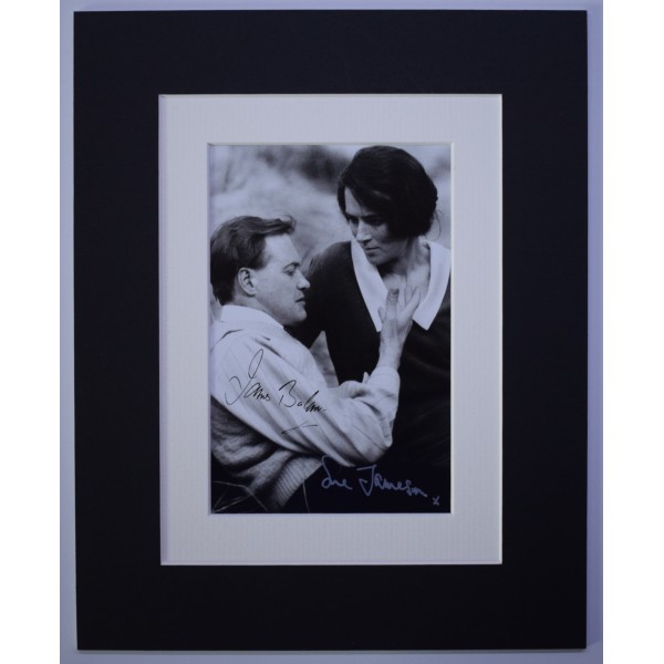 James Bolam & Susan Jameson Signed Autograph 10x8 photo display TV AFTAL COA Perfect Gift Memorabilia