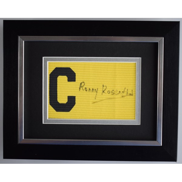 Ronny Rosenthal Signed Framed Captains Armband Autograph Display Liverpool COA  Perfect Gift Memorabilia