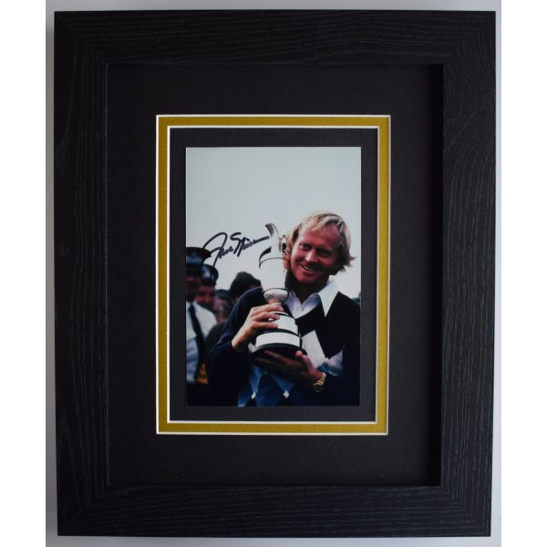Jack Nicklaus Signed 10x8 Framed Autograph Photo Display Golf Champion COA Perfect Gift Memorabilia			