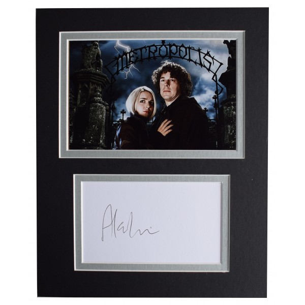 Alan Davies Signed Autograph 10x8 photo display Jonathan Creek, QI TV AFTAL COA Perfect Gift Memorabilia