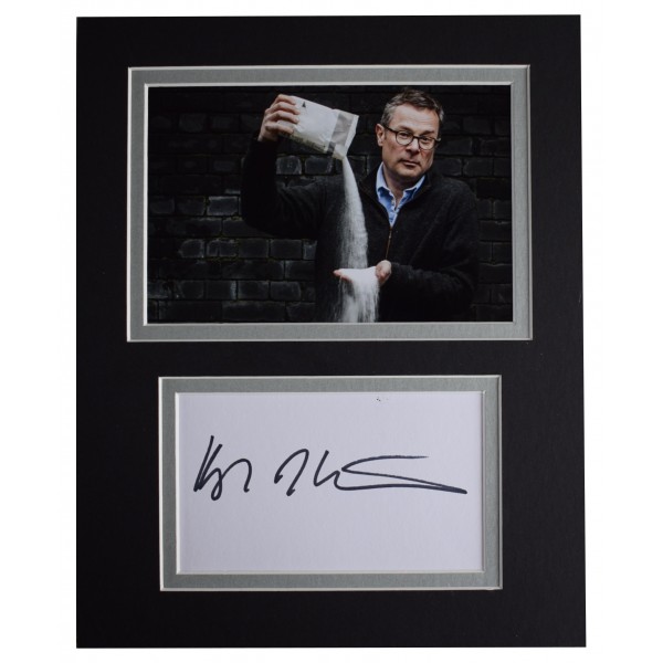 Hugh Fearnley-Whittingstall Signed Autograph 10x8 photo display Chef AFTAL COA Perfect Gift Memorabilia			