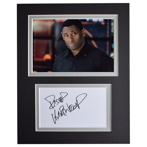David Harewood Signed Autograph 10x8 photo display Supergirl TV COA Perfect Gift Memorabilia	