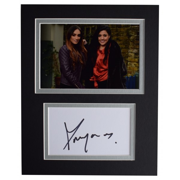 Priya Davdra Signed Autograph 10x8 photo display Eastenders TV AFTAL COA Perfect Gift Memorabilia
