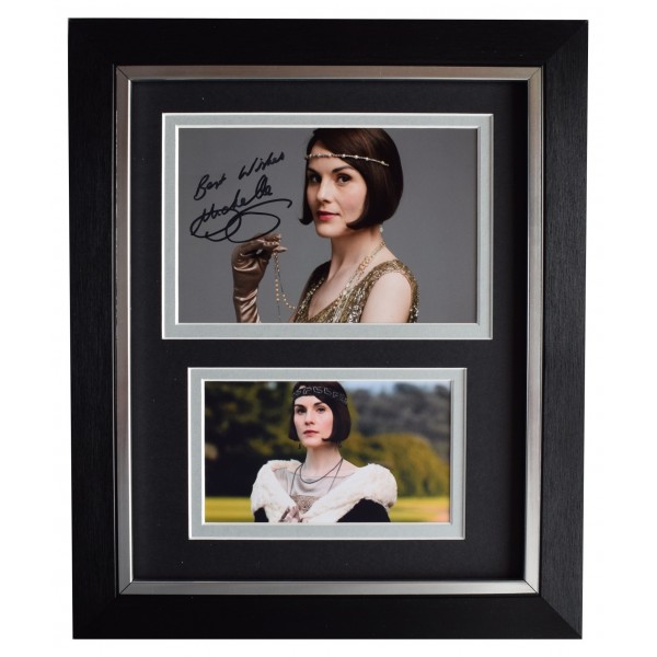 Michelle Dockery Signed 10x8 Framed Autograph Photo Display Downton Abbey TV COA Perfect Gift Memorabilia