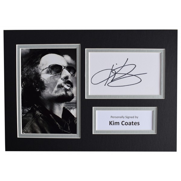 Kim Coates Signed Autograph A4 photo mount display Sons of Anarchy TV AFTAL COA Perfect Gift Memorabilia		