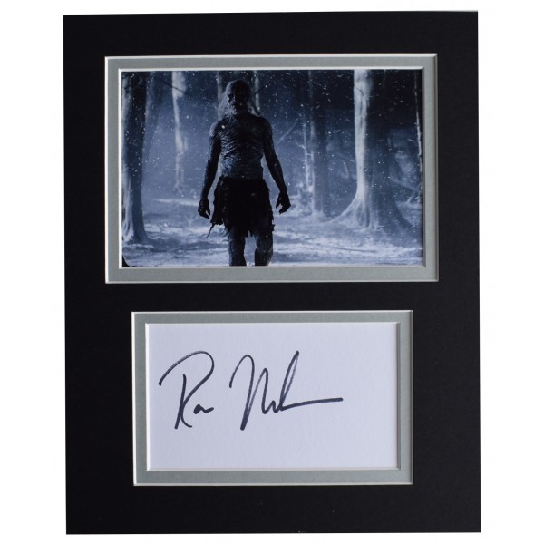 Ross Mullan Signed Autograph 10x8 photo display Game of Thrones TV AFTAL & COA Perfect Gift Memorabilia