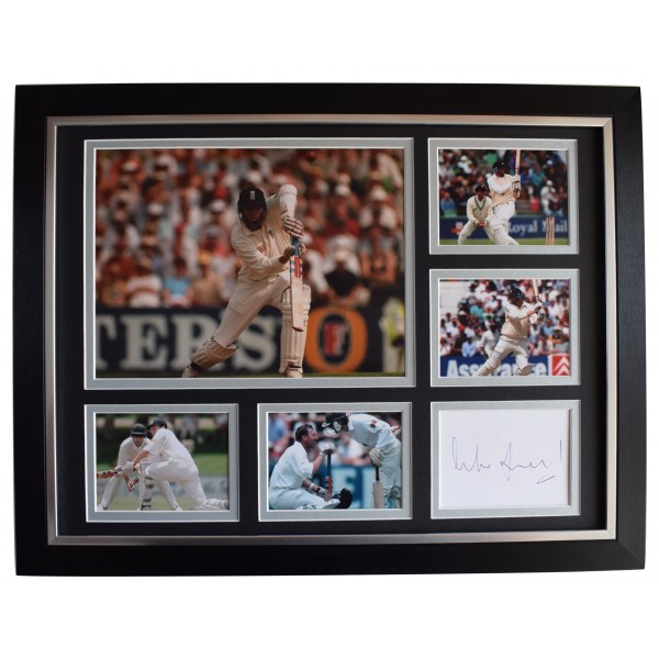 Mike Atherton Signed Autograph 16x12 framed photo display England Cricket COA Perfect Gift Memorabilia	
