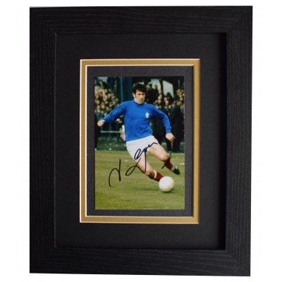 John Greig Signed 10x8 Framed Photo Autograph Display Rangers Football AFTAL COA Perfect Gift Memorabilia