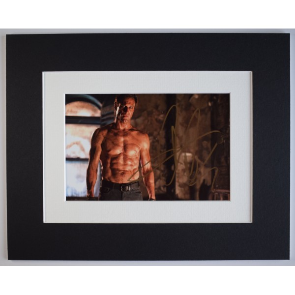 Aaron Eckhart Signed Autograph 10x8 photo display Film I Frankenstein AFTAL COA AFTAL Perfect Gift Memorabilia		