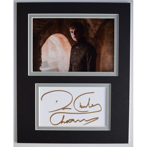 Dean Charles Chapman Signed Autograph 10x8 photo display Game of Thrones AFTAL Perfect Gift Memorabilia		