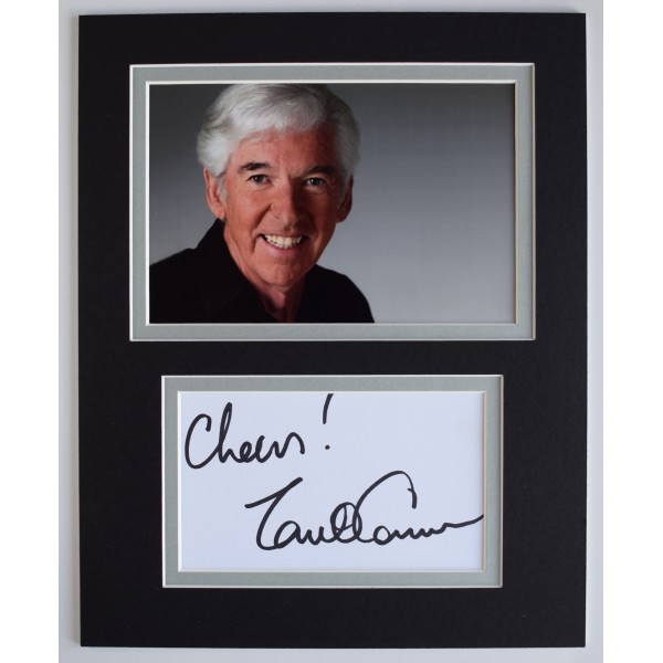 Tom O'Connor Signed Autograph 10x8 photo display Name That Tune TV AFTAL COA Perfect Gift Memorabilia		