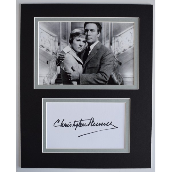 Christopher Plummer Signed Autograph 10x8 photo display Sound of Music AFTAL COA Perfect Gift Memorabilia		