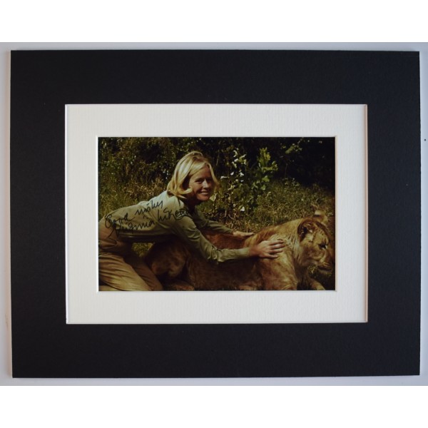 Virginia McKenna Signed Autograph 10x8 photo display Born Free TV Film AFTAL COA Perfect Gift Memorabilia		